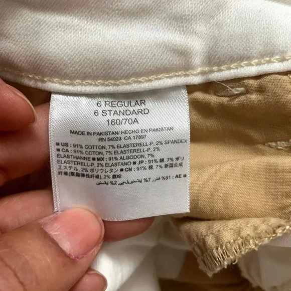 Old Navy Rockstar Slim Ankle Jeans Women’s Size 6 White Distressed Pants Stretch - Picture 6 of 12